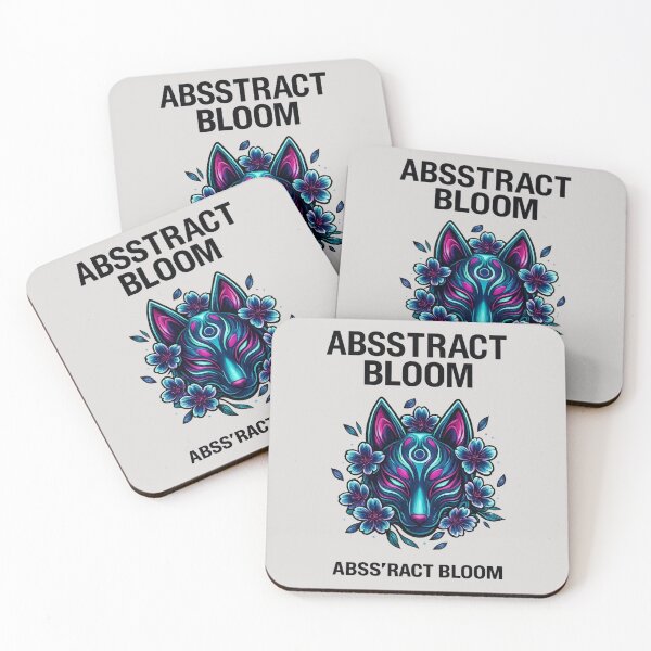 Item preview, Abstract Bloom Neon Wolf Floral Art designed and sold by Articulated Vibes.