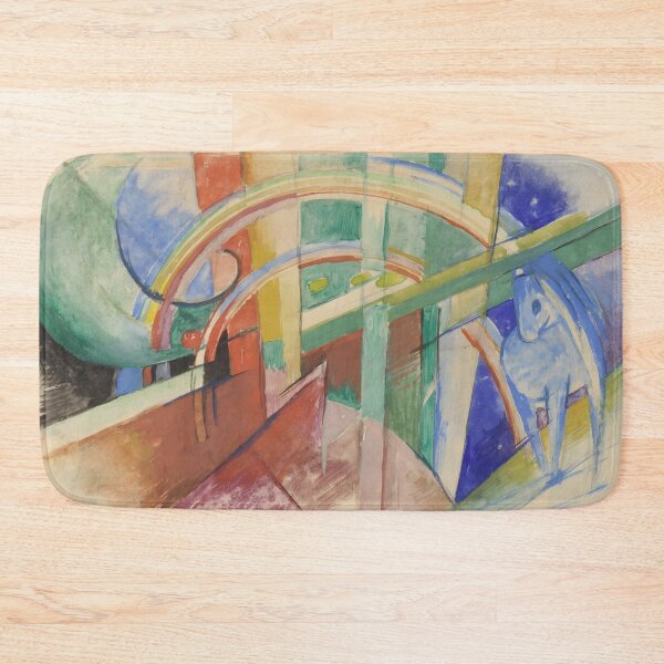 Item preview, Franz Marc - Blue Horse with Rainbow designed and sold by Erlin Rudho.