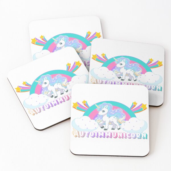 Item preview, Autoimmunicorn - No Stripes designed and sold by ThisNThatCrafts.