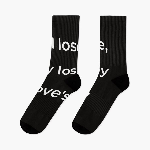 Item preview, "If I lose thee, my loss is my love's gain," - print white designed and sold by ariksworld.