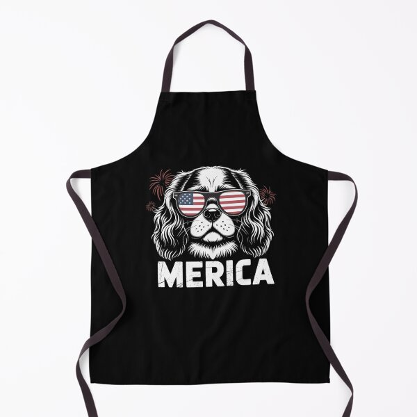 Item preview, Cavalier King Charles 4th of July Merica Patriotic Dog designed and sold by sailorjessiArt.