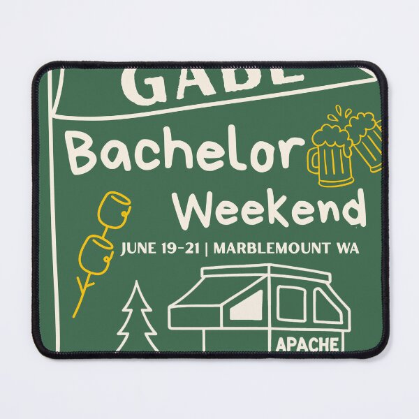 Item preview,  Gabe Bachelor Weekend White designed and sold by pawprintsbysher.