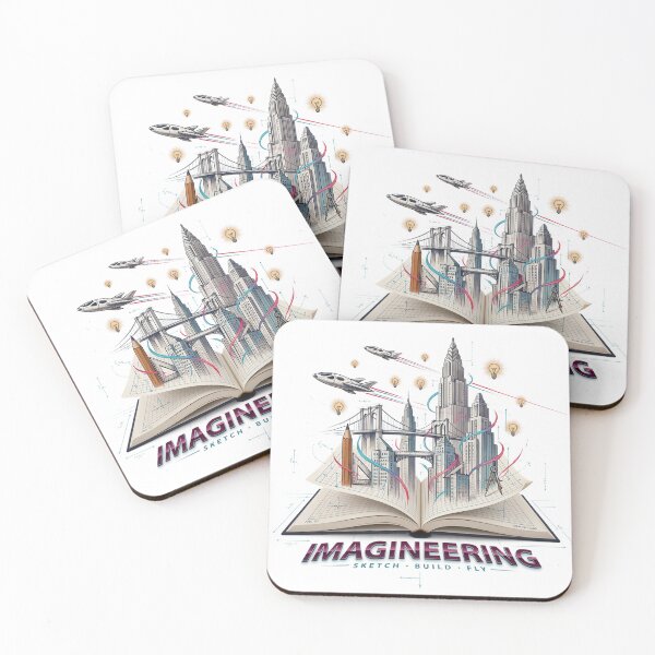 Item preview, Imagineering – Sketch Build Fly | Creative Engineering And Innovation Design designed and sold by ArcticFoxStudio.