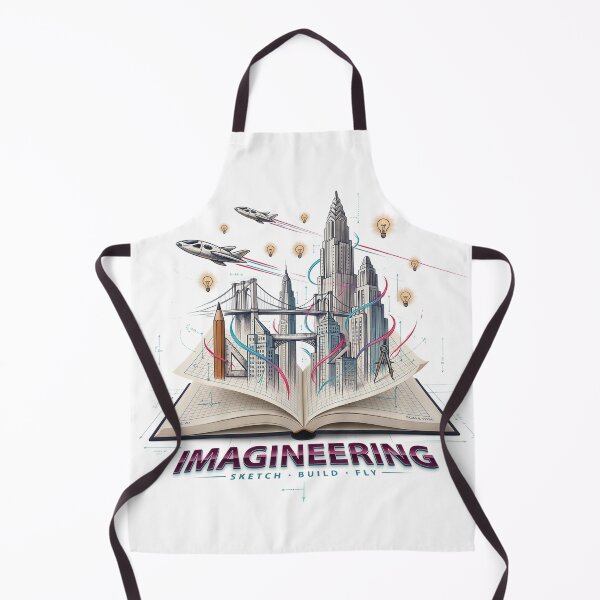 Item preview, Imagineering – Sketch Build Fly | Creative Engineering And Innovation Design designed and sold by ArcticFoxStudio.