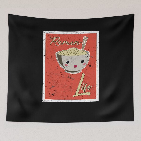 Item preview, Ramen Life Japanese Noodles Lover Vintage Retro Style designed and sold by Basti09.