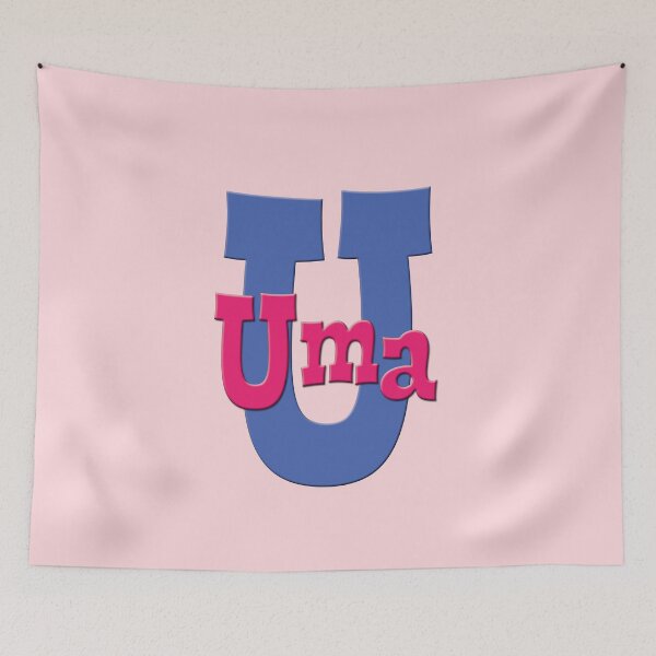 Item preview, U is for Uma, Girl's/Woman's Name and Initial  designed and sold by CharlottePlaceArt.