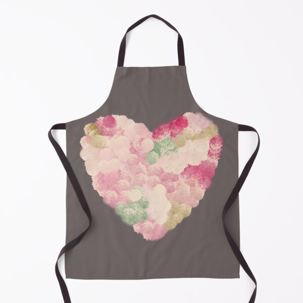 Item preview, Pastel Fluffy Heart Pom Pom Illustration designed and sold by LafinaArt.