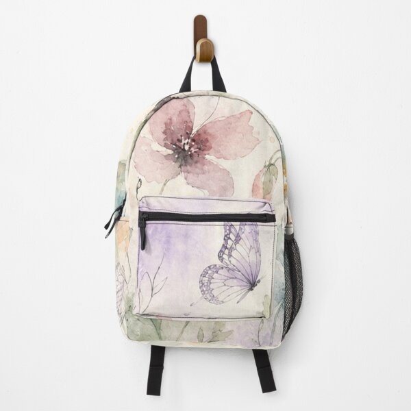 Item preview, Enchanted meadow with butterflies designed and sold by WatercolourLily.