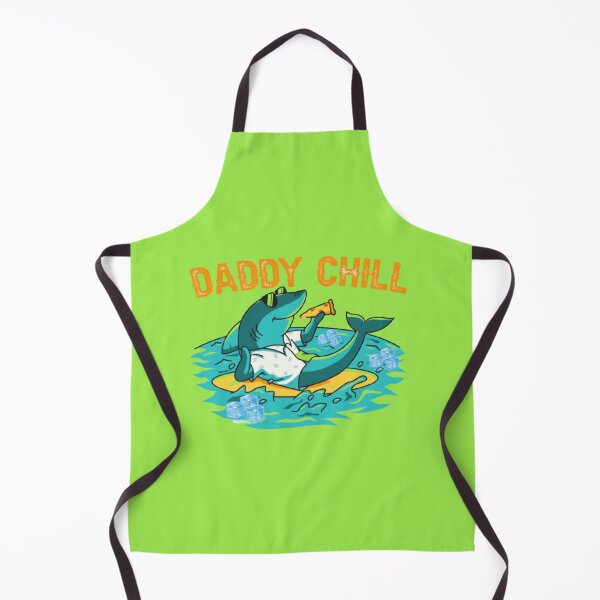 Item preview, Daddy Chill Funny Shark Eating Pizza Summer Father’s Day Meme designed and sold by M1144.