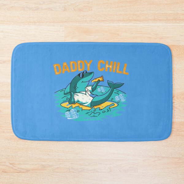 Item preview, Daddy Chill Funny Shark Eating Pizza Summer Father’s Day Meme designed and sold by M1144.