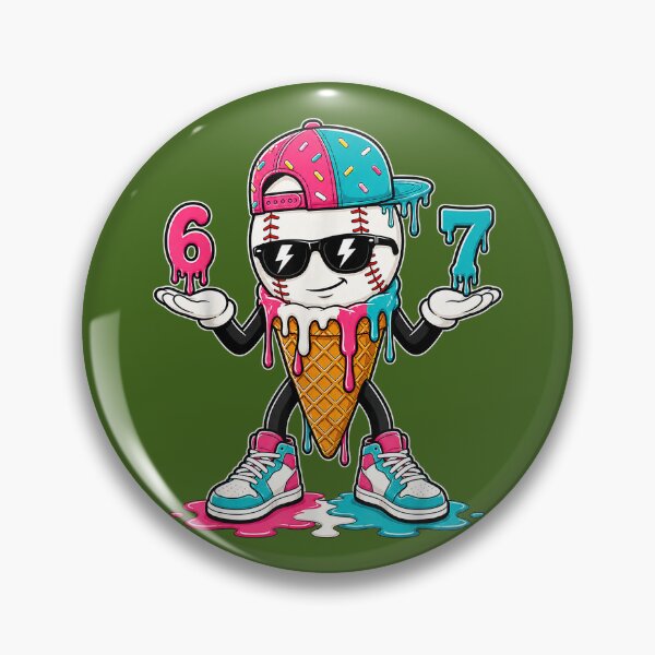 Item preview, Baseball Drip 67 Boys 6 7 Baseball Ice Cream Drip Kids Boys designed and sold by Mjayshop.