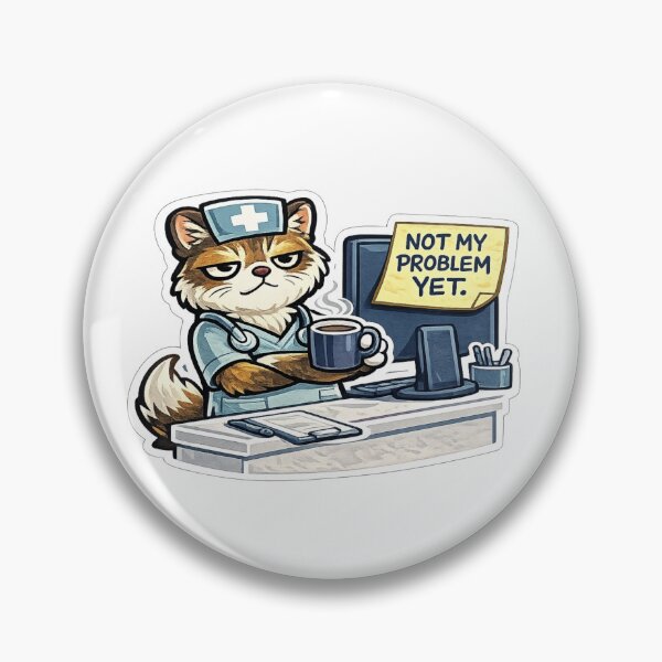 Item preview, Funny Nurse Coffee Gift Fox Lover Sarcastic designed and sold by Gentlestate.