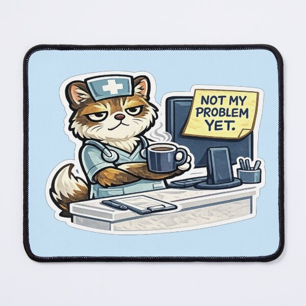 Item preview, Funny Nurse Coffee Gift Fox Lover Sarcastic designed and sold by Gentlestate.