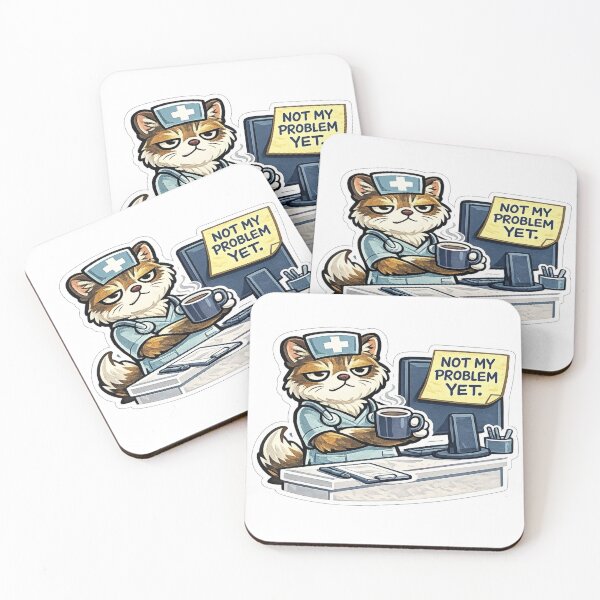Item preview, Funny Nurse Coffee Gift Fox Lover Sarcastic designed and sold by Gentlestate.