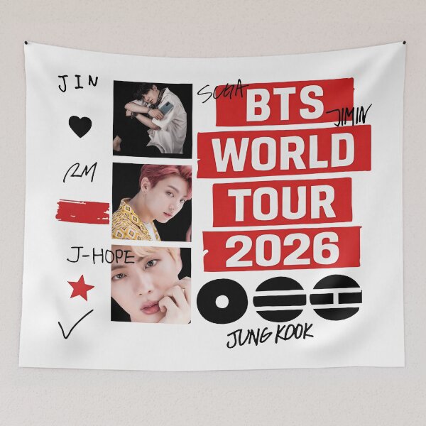 Item preview, BTS - World Tour 2026 designed and sold by WumbleDoor.