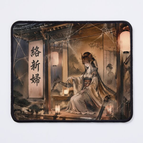 Item preview, Japanese Spider Yokai – Dark Jorōgumo Folklore Art with Gothic Anime Aesthetic designed and sold by kaxymax.