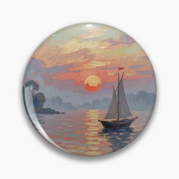 Item preview, Peaceful Line Messenger Evening Horizon designed and sold by Harrisonvibes.