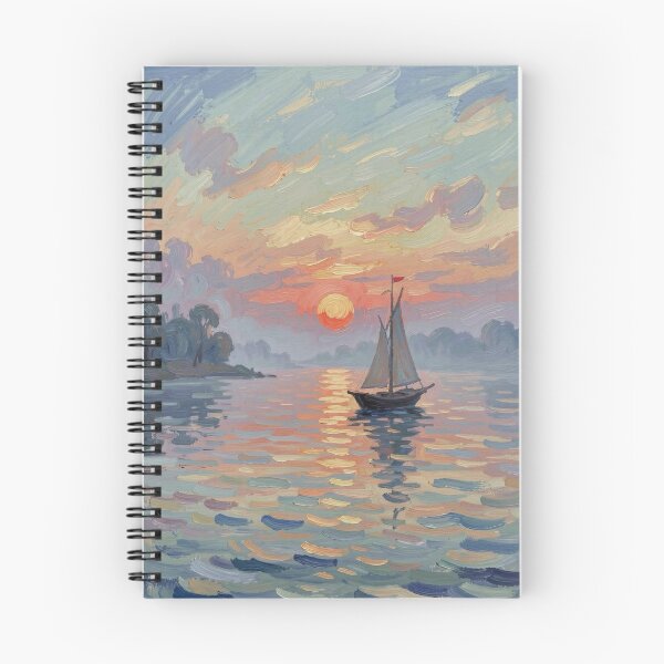 Item preview, Peaceful Line Messenger Evening Horizon designed and sold by Harrisonvibes.
