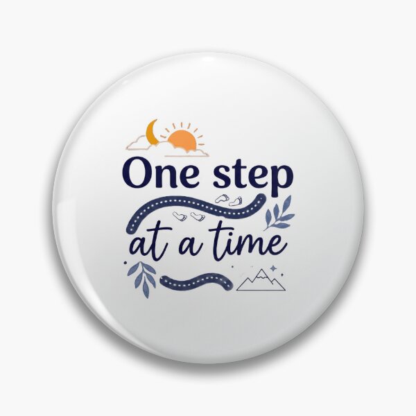 Item preview,  One Step At A Time Mental Health Recovery  designed and sold by Soft Strength Studio.