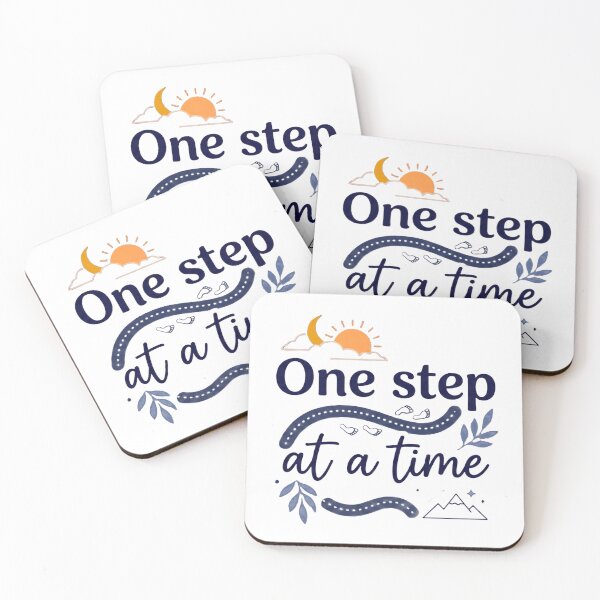 Item preview,  One Step At A Time Mental Health Recovery  designed and sold by Soft Strength Studio.