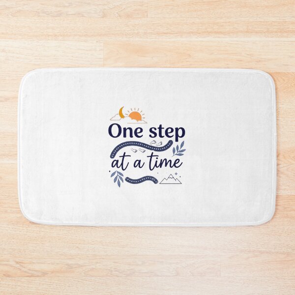 Item preview,  One Step At A Time Mental Health Recovery  designed and sold by Soft Strength Studio.