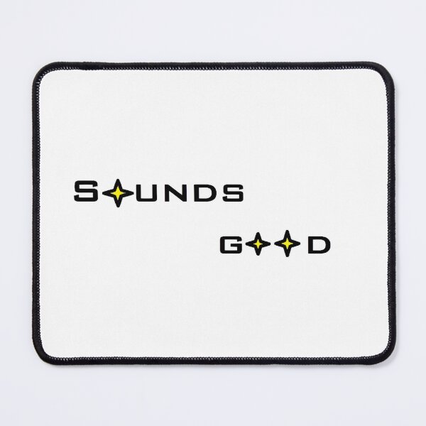 Item preview, Sounds Good Retro Futuristic Y2K Typography designed and sold by zelinora.