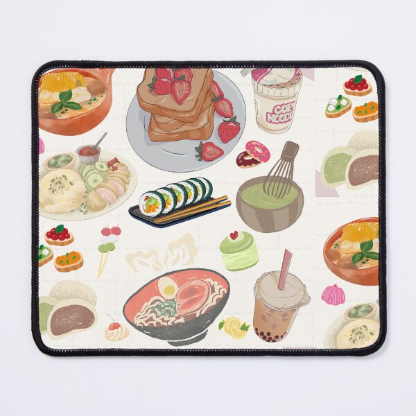 Item preview, Aesthetic Cute Food collage designed and sold by happypanda20.