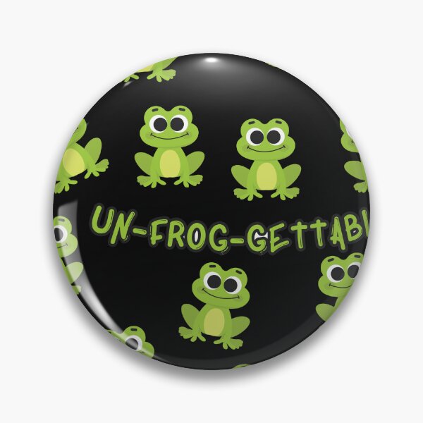 Item preview, Unfroggetable Funny Frog Pun Design designed and sold by Twinkley-tees.