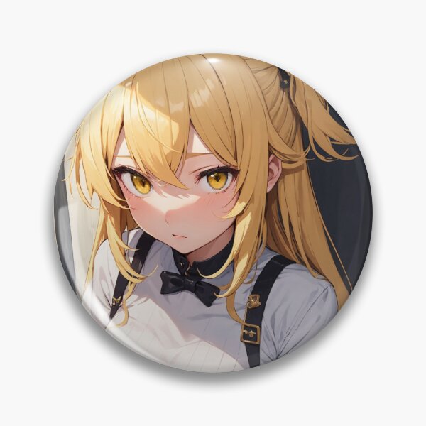 Item preview, Anime Girl with Blonde Hair and School Uniform designed and sold by iloveanimechibi.