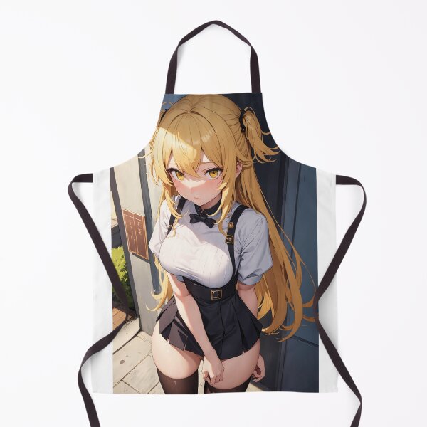 Item preview, Anime Girl with Blonde Hair and School Uniform designed and sold by iloveanimechibi.