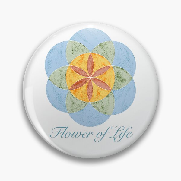 Item preview, Pastel Flower of Life Spiritual Mandala designed and sold by LafinaArt.