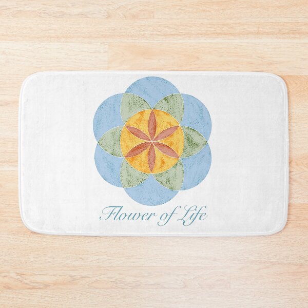 Item preview, Pastel Flower of Life Spiritual Mandala designed and sold by LafinaArt.