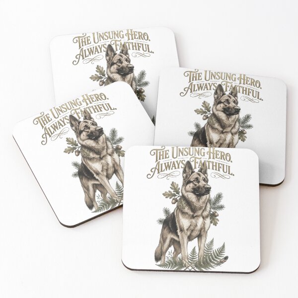 Item preview, German Shepherd Unsung Hero Faithful Dog Owner designed and sold by Sovereign Supply Co..