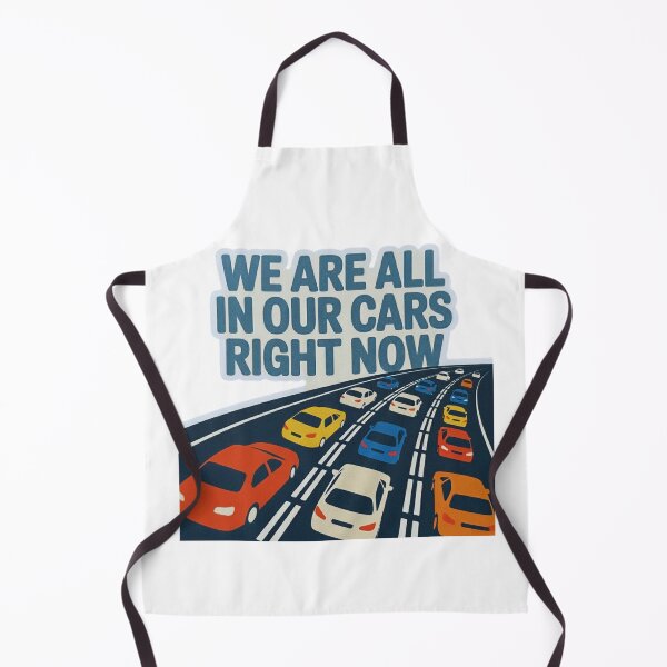 Item preview, We Are All In Our Cars Right Now Retro Traffic Jam  designed and sold by MerchlyMike.
