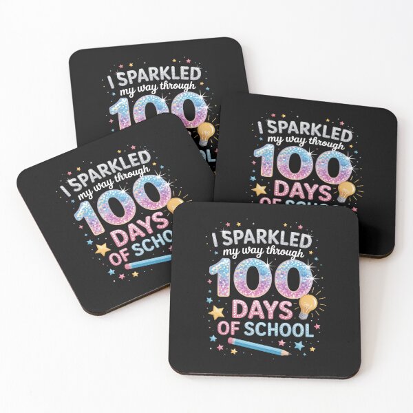 Item preview, I Sparkled My Way Through 100 Day of School for Teacher designed and sold by sailorjessiArt.