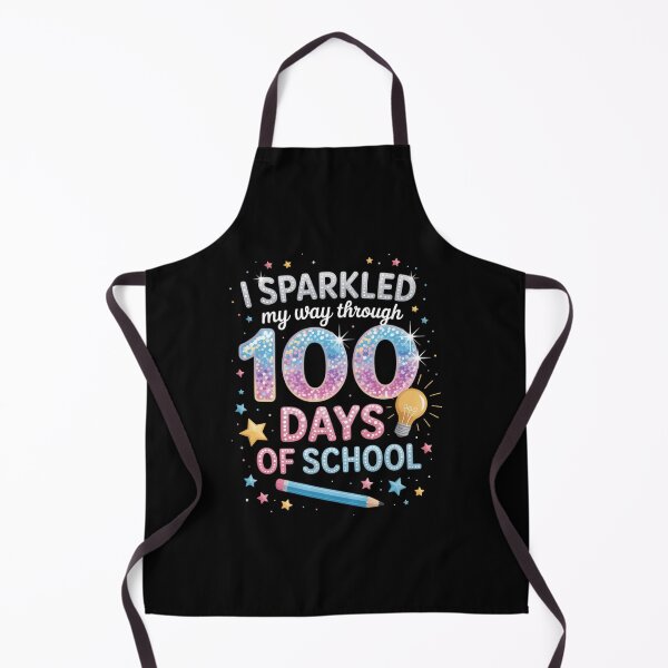 Item preview, I Sparkled My Way Through 100 Day of School for Teacher designed and sold by sailorjessiArt.