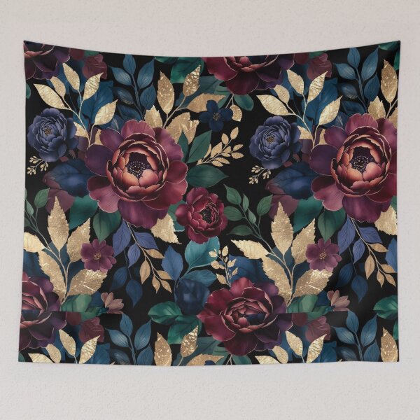 Item preview, Boho Moon Phases Botanical Art | Terracotta Celestial Floral Design designed and sold by GalleryPeak.