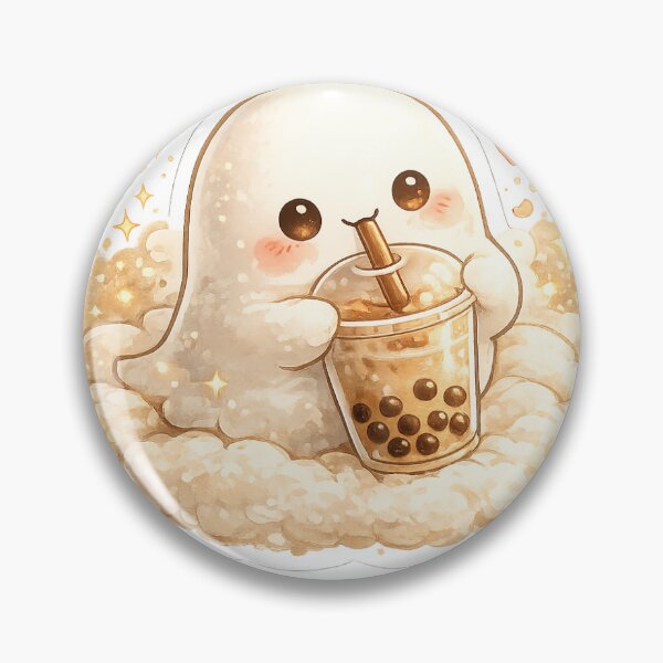 Item preview, Cozy Ghost & Boba designed and sold by NorthernDk_art .