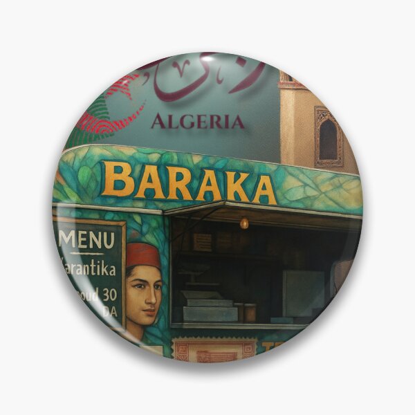 Item preview, Algerian Food Truck Baraka – Algerian Calligraphy & Culture designed and sold by NorthernDk_art .