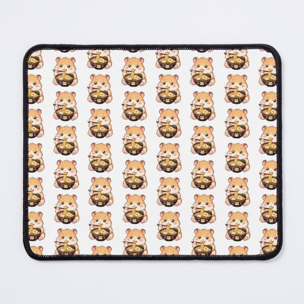 Item preview, Cute Hamster Eating Ramen Anime Art designed and sold by PriyankaSonara.