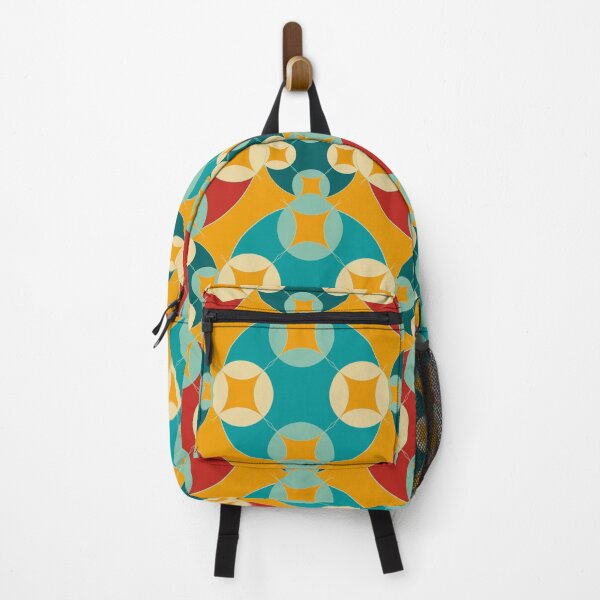 Item preview, Colourful circles composition in green, turquoise, beige and red E9 designed and sold by StefanStudioArt.