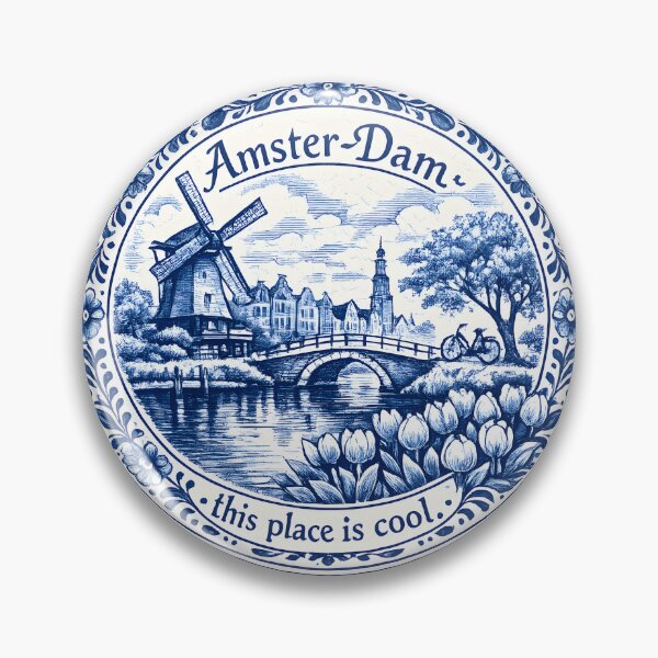 Item preview, Amster-Dam, This Place Is Cool designed and sold by KungPowUnicorn.