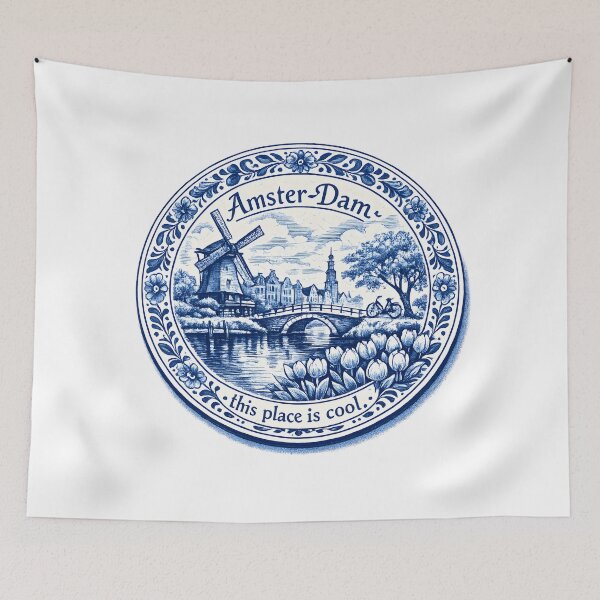 Item preview, Amster-Dam, This Place Is Cool designed and sold by KungPowUnicorn.
