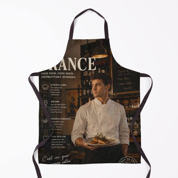 Item preview, France Culinary Travel Poster – French Bistro, Fine Dining & Gourmet Cuisine Wall Art designed and sold by Inkora-Art.