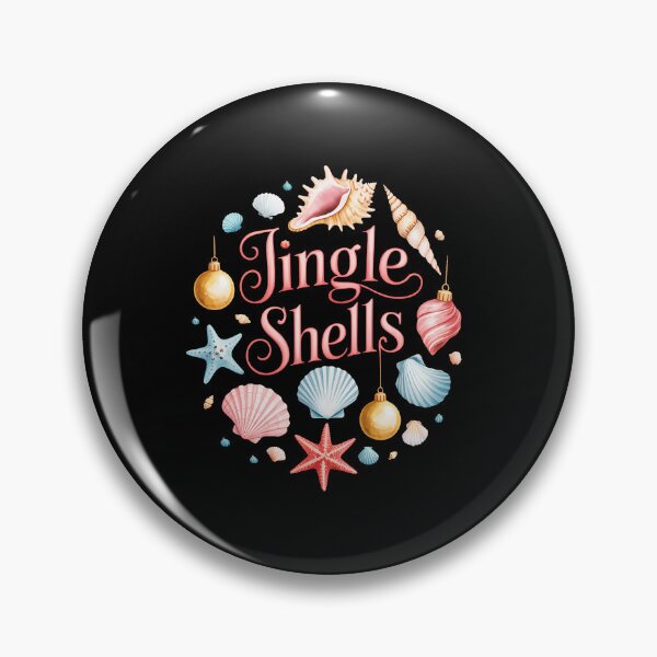 Item preview, Christmas In July Cute Beach Santa Claus Jingle Shells designed and sold by SapfireStuArt.