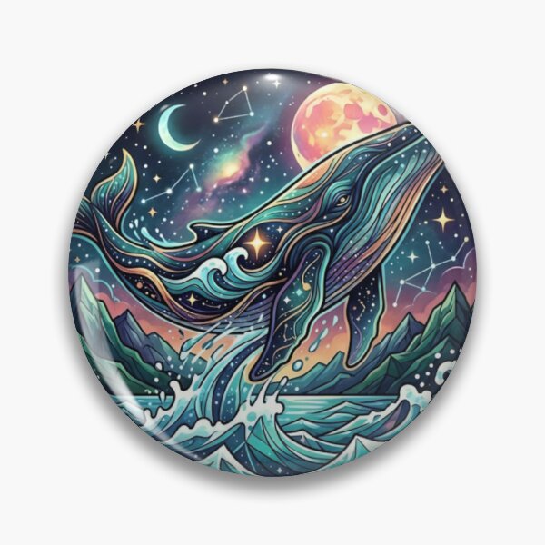 Item preview, Cosmic Humpback Whale Art designed and sold by El-Bethel23.