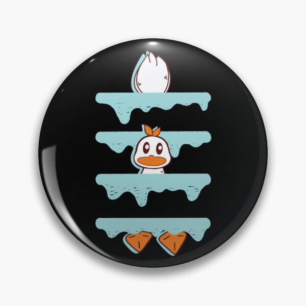 Item preview, Defrost The Duckie Funny Frozen Ice Cartoon designed and sold by WeirdHelgas.