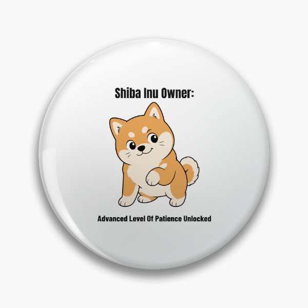 Item preview, Advanced Level Of Patience Unlocked - Funny Shiba Inu   designed and sold by Happy Hues.