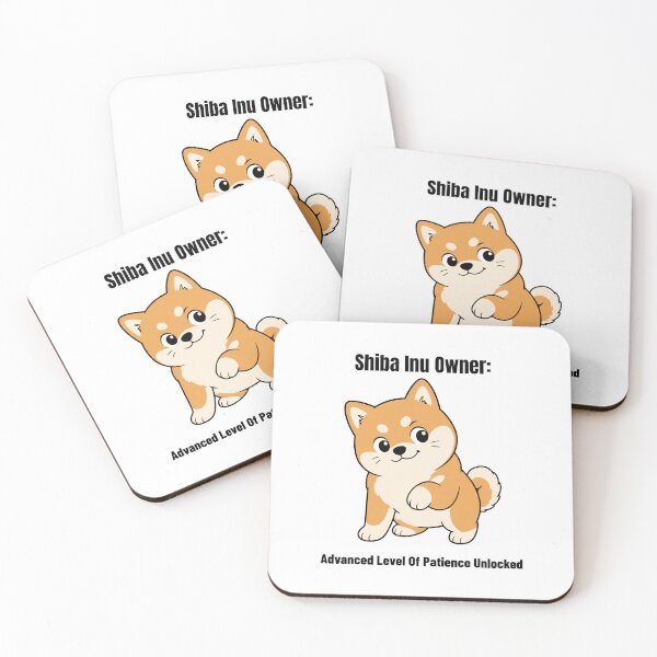 Item preview, Advanced Level Of Patience Unlocked - Funny Shiba Inu   designed and sold by Happy Hues.