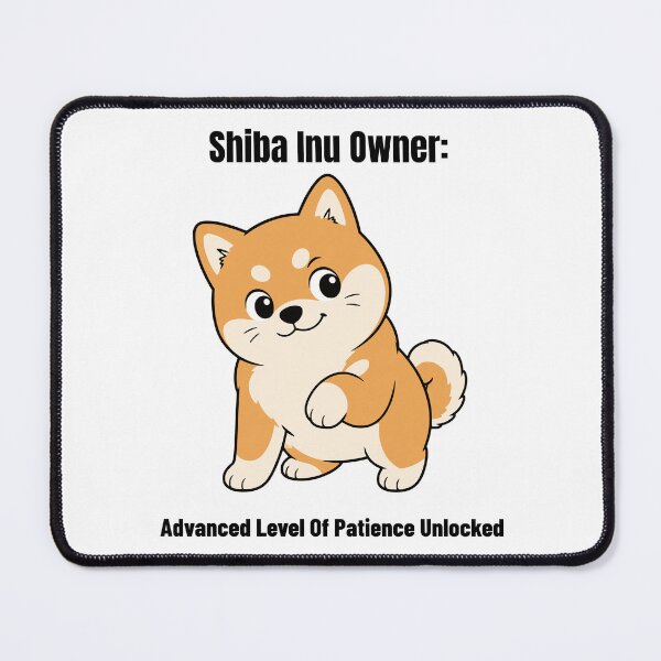 Item preview, Advanced Level Of Patience Unlocked - Funny Shiba Inu   designed and sold by Happy Hues.